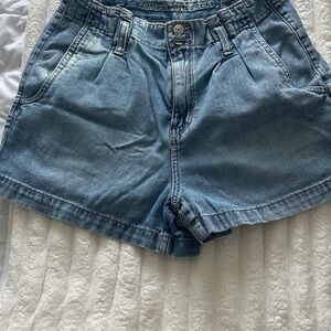 American Eagle Outfitters Light Blue Jean Shorts